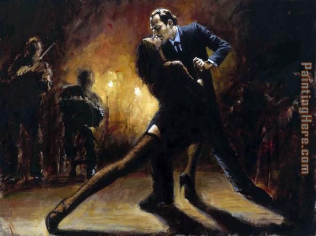 Tango III painting - Fabian Perez Tango III art painting